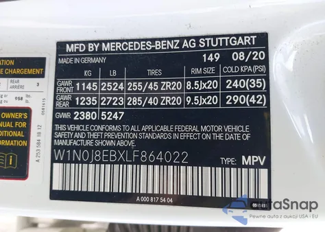 2020 Mercedes-Benz Glc 300 Coupe 4Matic from USA, damaged, VIN W1N0J8EBXLF864022